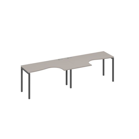 Рабочая станция Классика каркас DUE (2х140) мокко премиум / металлокаркас антрацит