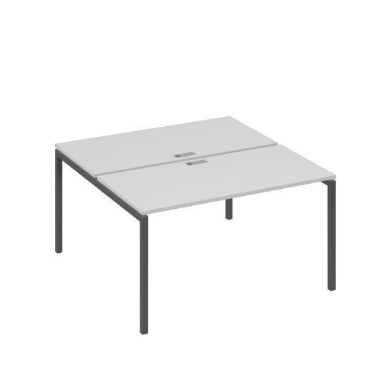 Рабочая станция опоры DUE 2х140 серый / металлокаркас антрацит