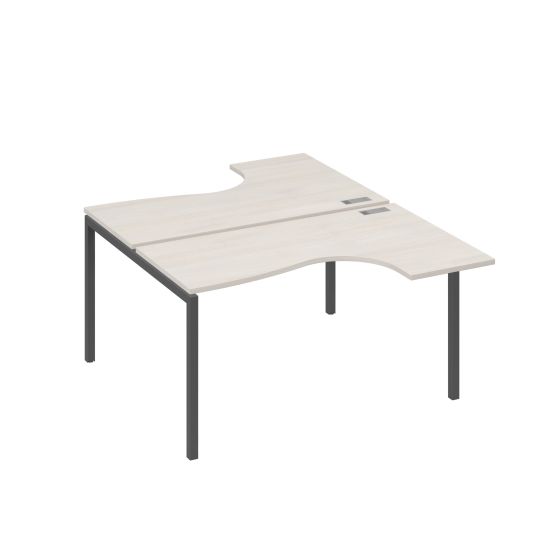 Станция каркас DUE столы (2х140) Классика дуб / металлокаркас антрацит