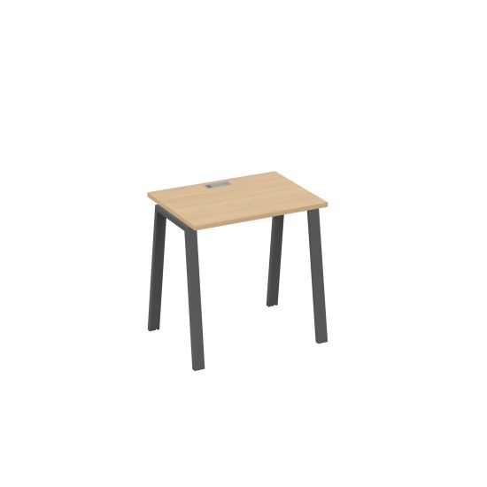Стол письменный на металлокаркасе TRE натуральный дуб / металлокаркас антрацит