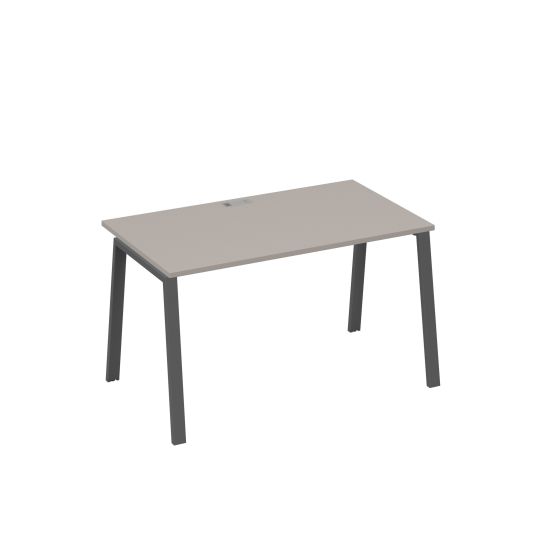Стол письменный на металлокаркасе TRE мокко премиум / металлокаркас антрацит