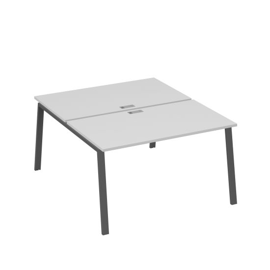 Рабочая станция каркас TRE 2х140 офисная серый / металлокаркас антрацит