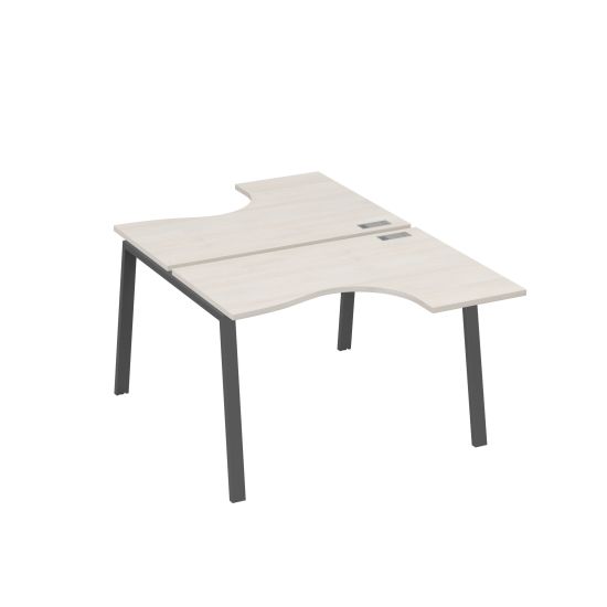 Рабочая станция каркас TRE столы Классика (2х120) дуб / металлокаркас антрацит