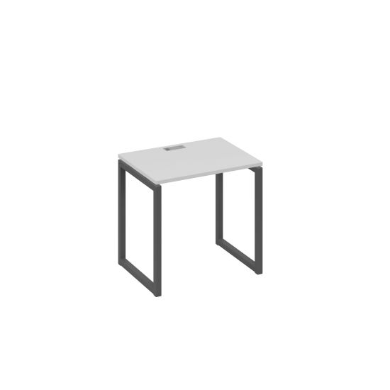 Стол письменный на металлокаркасе QUATTRO серый / металлокаркас антрацит