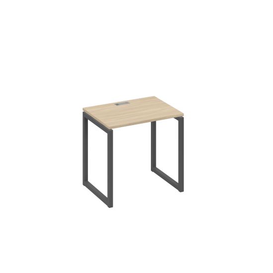 Стол письменный на металлокаркасе QUATTRO дуб скандинавский / металлокаркас антрацит