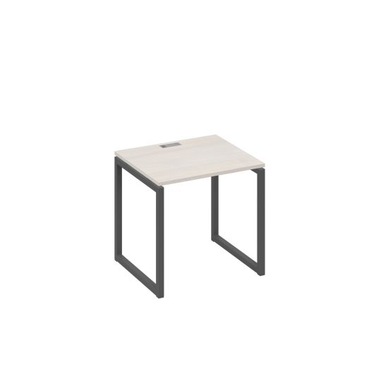 Стол письменный на металлокаркасе QUATTRO дуб / металлокаркас антрацит