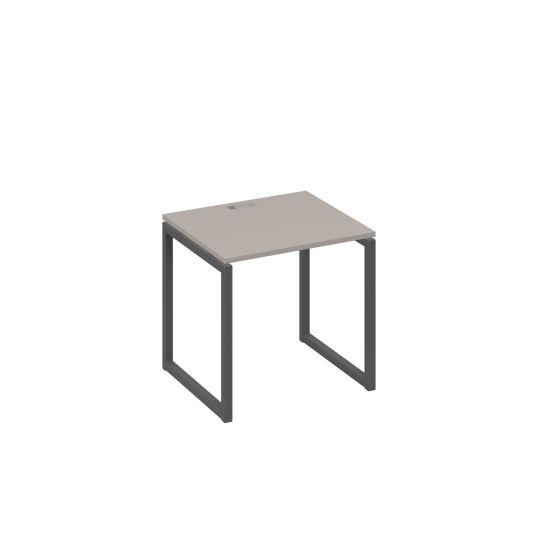 Стол письменный на металлокаркасе QUATTRO мокко премиум / металлокаркас антрацит