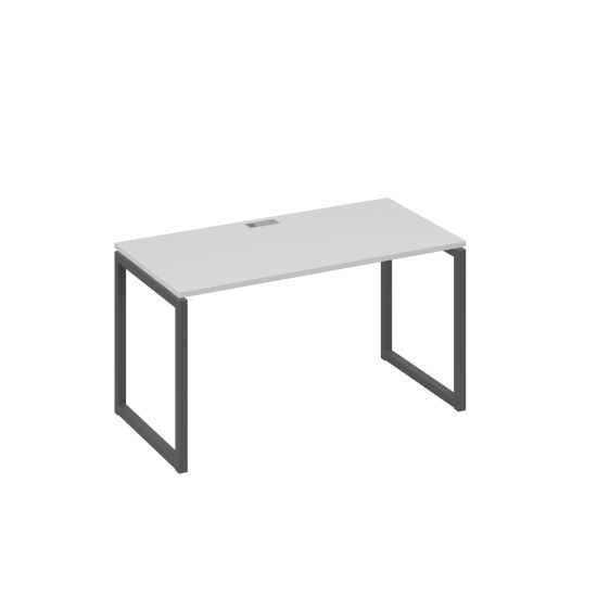 Стол письменный на металлокаркасе QUATTRO серый / металлокаркас антрацит