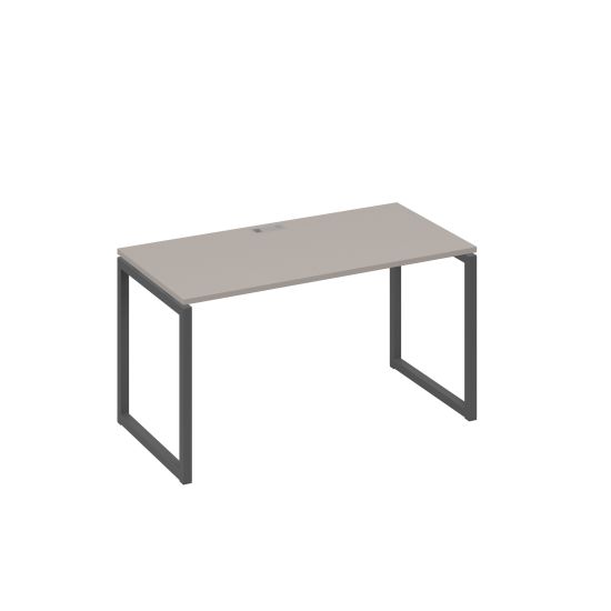 Стол письменный на металлокаркасе QUATTRO мокко премиум / металлокаркас антрацит