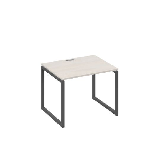 Стол письменный на металлокаркасе QUATTRO дуб / металлокаркас антрацит