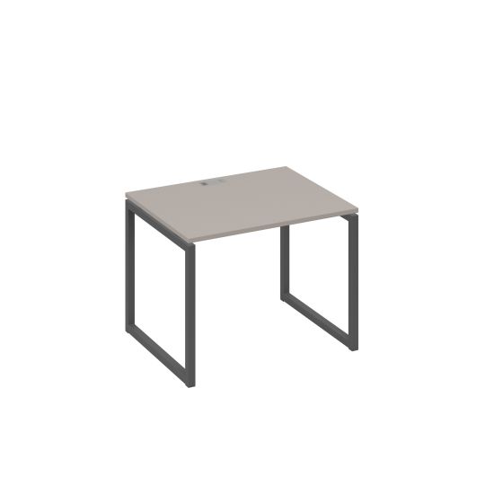 Стол письменный на металлокаркасе QUATTRO мокко премиум / металлокаркас антрацит