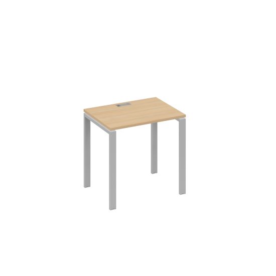 Стол письменный на металлокаркасе UNO натуральный дуб / металлокаркас серый