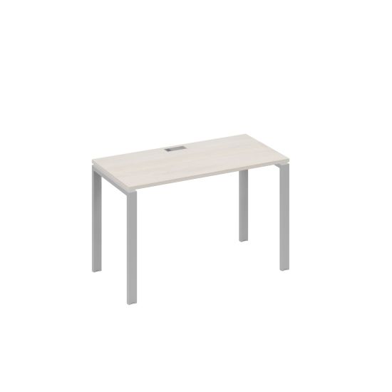 Стол письменный на металлокаркасе UNO дуб / металлокаркас серый