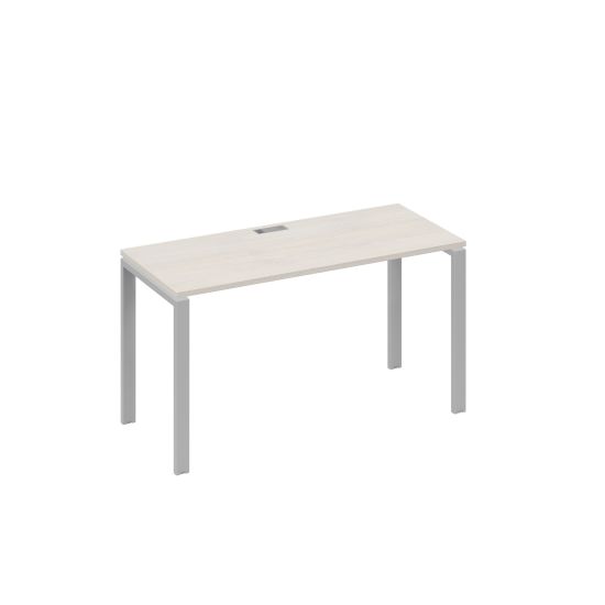Стол письменный на металлокаркасе UNO дуб / металлокаркас серый