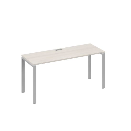 Стол письменный на металлокаркасе UNO дуб / металлокаркас серый