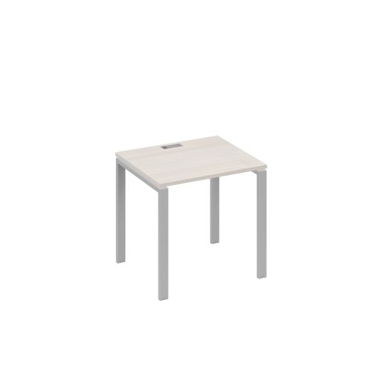 Стол письменный на металлокаркасе UNO дуб / металлокаркас серый