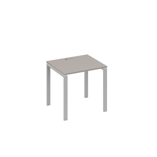 Стол письменный на металлокаркасе UNO мокко премиум / металлокаркас серый