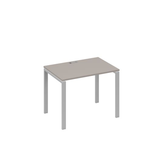 Стол письменный на металлокаркасе UNO мокко премиум / металлокаркас серый