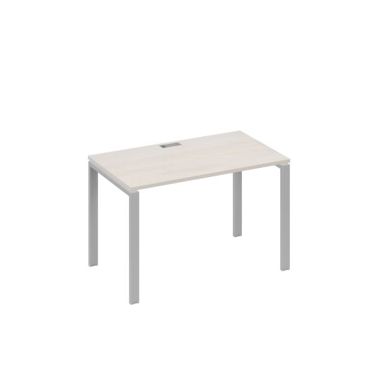 Стол письменный на металлокаркасе UNO дуб / металлокаркас серый