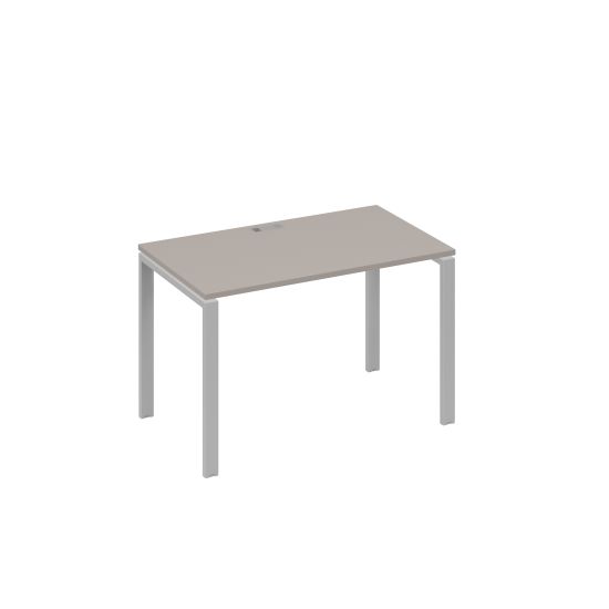 Стол письменный на металлокаркасе UNO мокко премиум / металлокаркас серый