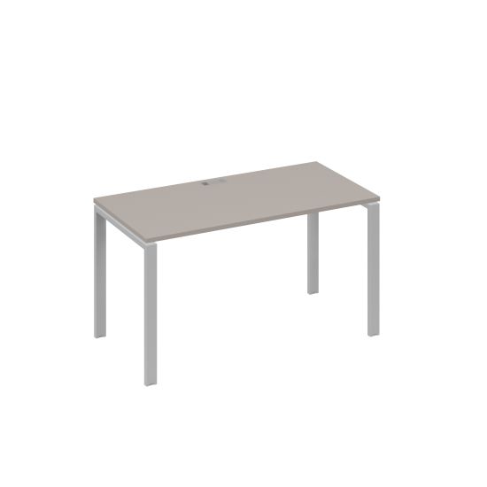 Стол письменный на металлокаркасе UNO мокко премиум / металлокаркас серый