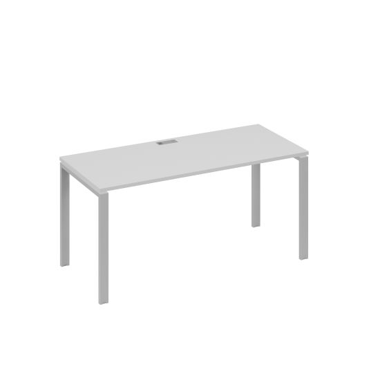 Стол письменный на металлокаркасе UNO серый / металлокаркас серый