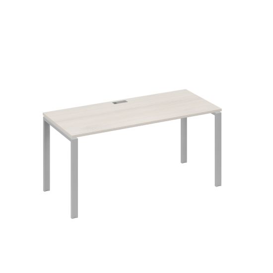 Стол письменный на металлокаркасе UNO дуб / металлокаркас серый