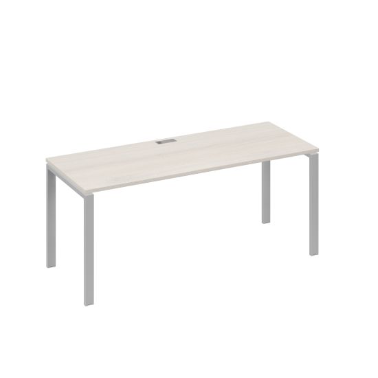 Стол письменный на металлокаркасе UNO дуб / металлокаркас серый