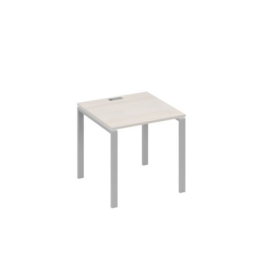 Стол письменный на металлокаркасе UNO дуб / металлокаркас серый