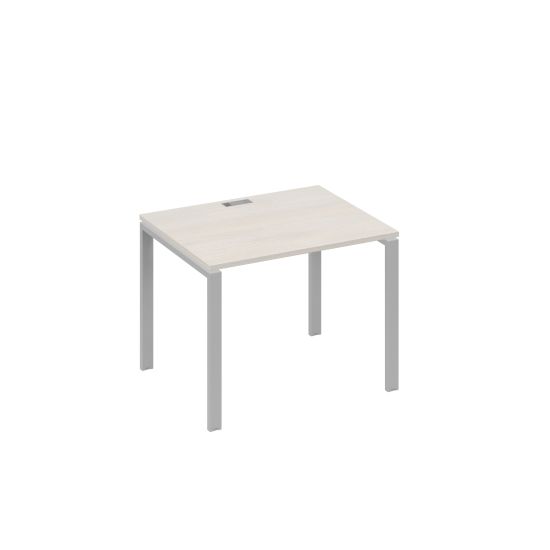 Стол письменный на металлокаркасе UNO дуб / металлокаркас серый