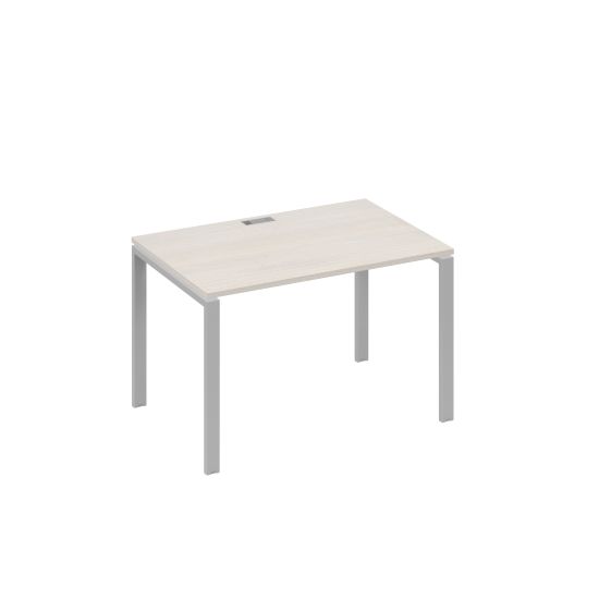 Стол письменный на металлокаркасе UNO дуб / металлокаркас серый