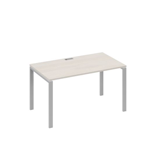 Стол письменный на металлокаркасе UNO дуб / металлокаркас серый