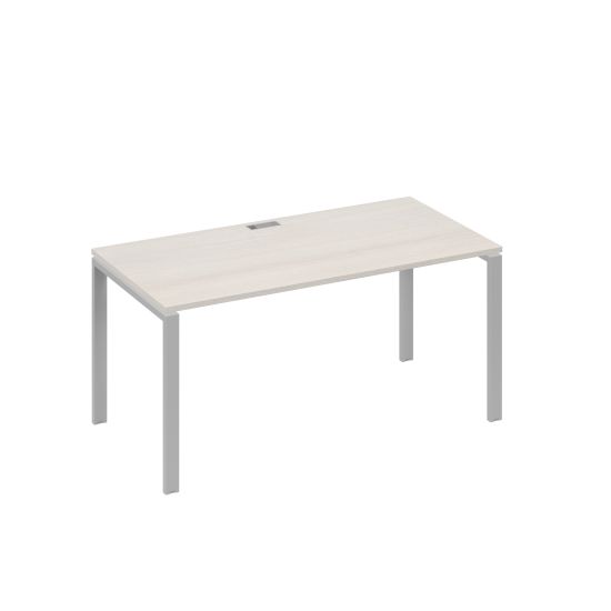 Стол письменный на металлокаркасе UNO дуб / металлокаркас серый