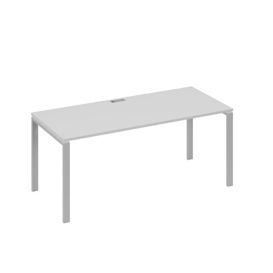 Стол письменный на металлокаркасе UNO серый / металлокаркас серый