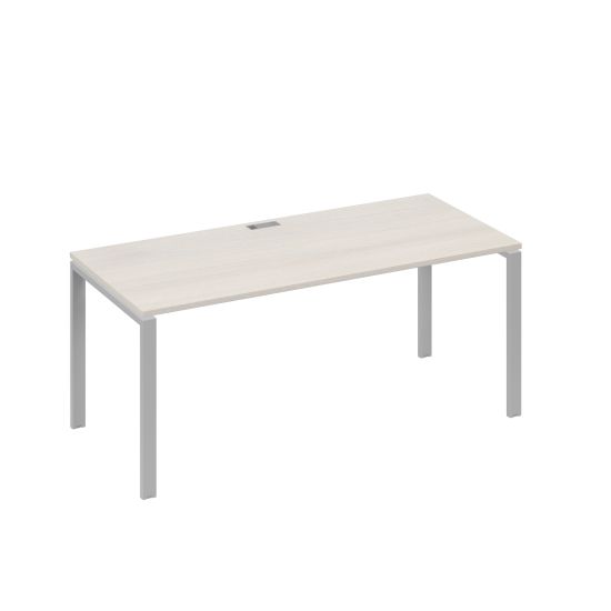 Стол письменный на металлокаркасе UNO дуб / металлокаркас серый