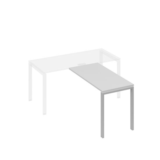 Брифинг-приставка каркас UNO серый / металлокаркас серый