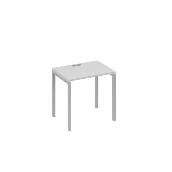 Стол письменный на металлокаркасе DUE серый / металлокаркас серый