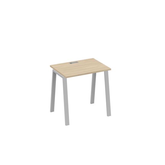 Стол письменный на металлокаркасе TRE дуб скандинавский / металлокаркас серый