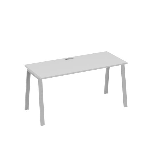 Стол письменный на металлокаркасе TRE серый / металлокаркас серый