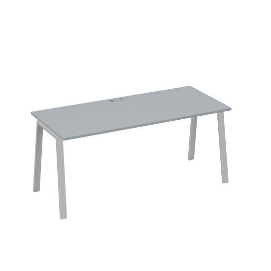 Стол письменный на металлокаркасе TRE серый / металлокаркас серый