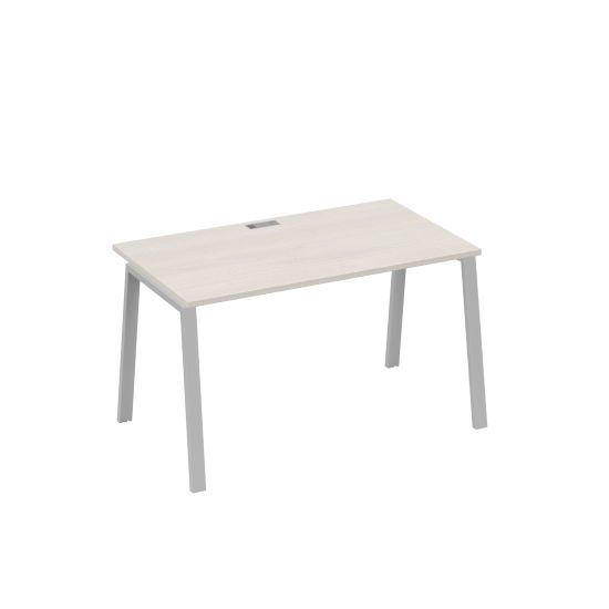 Стол письменный на металлокаркасе TRE дуб / металлокаркас серый