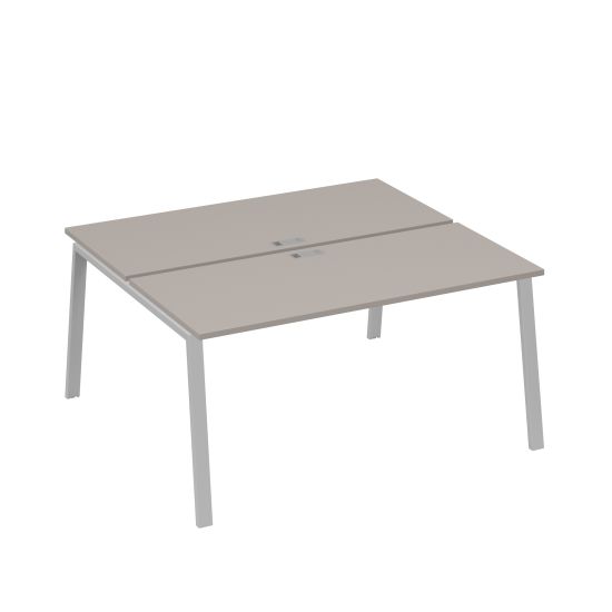 Станция 2х160 на опорах TRE мокко премиум / металлокаркас серый