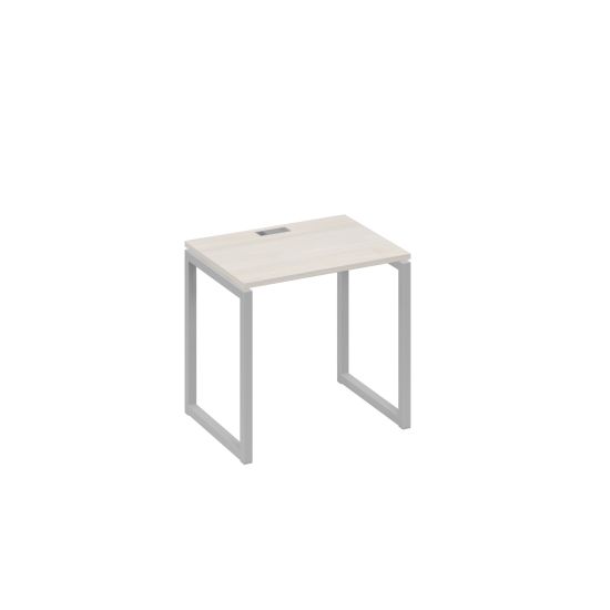 Стол письменный на металлокаркасе QUATTRO дуб / металлокаркас серый