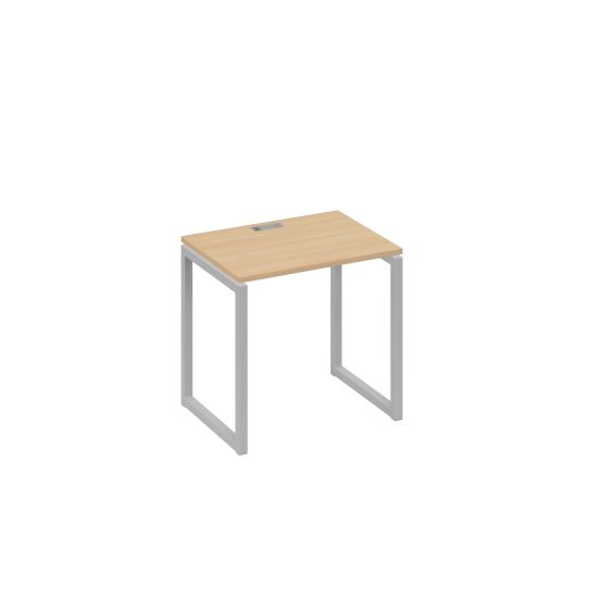 Стол письменный на металлокаркасе QUATTRO натуральный дуб / металлокаркас серый