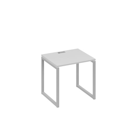 Стол письменный на металлокаркасе QUATTRO серый / металлокаркас серый