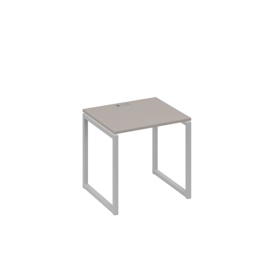 Стол письменный на металлокаркасе QUATTRO мокко премиум / металлокаркас серый