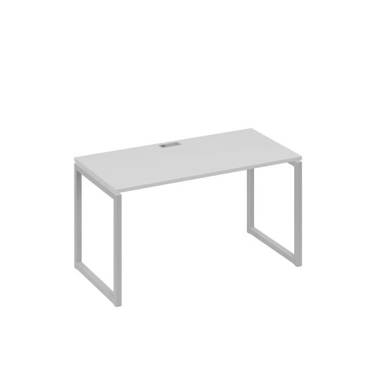 Стол письменный на металлокаркасе QUATTRO серый / металлокаркас серый