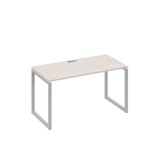 Стол письменный на металлокаркасе QUATTRO дуб / металлокаркас серый