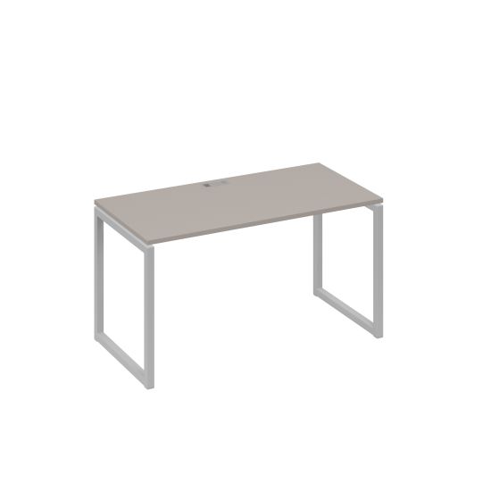 Стол письменный на металлокаркасе QUATTRO мокко премиум / металлокаркас серый