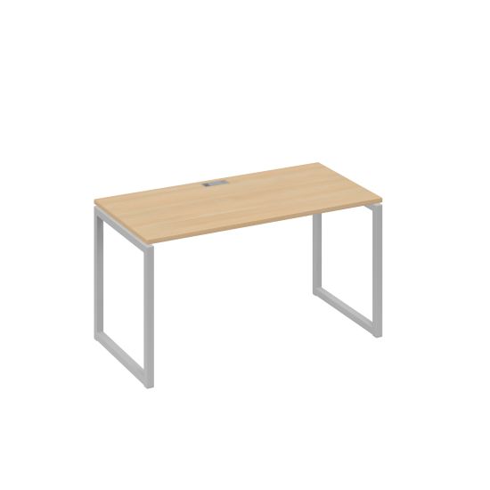 Стол письменный на металлокаркасе QUATTRO натуральный дуб / металлокаркас серый